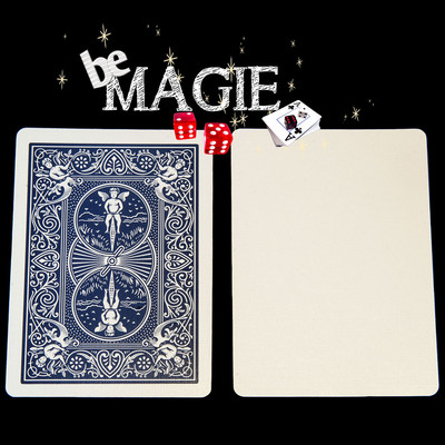 Jeu 56 Cartes Spéciale Bicycle -  Dos Bleu / Face Blanche
