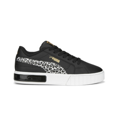 Puma Cali Star Wild Lace Up Youth Boys Black Sneakers Casual Shoes 38761704
