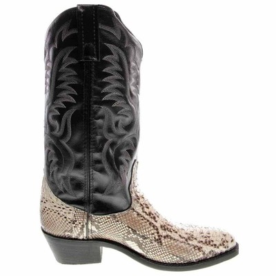 

Мужские классические ботинки Laredo Key West Python Round Toe Cowboy Размер 10 D_M 6751, Черный, Laredo Key West Python Round Toe Cowboy