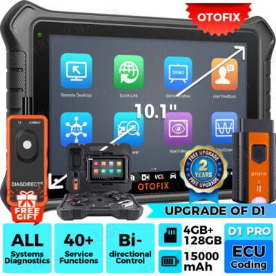 2024 OTOFIX D1 PRO OBD2 Bidirectional Scanner Full System Diagnostic Key Coding
