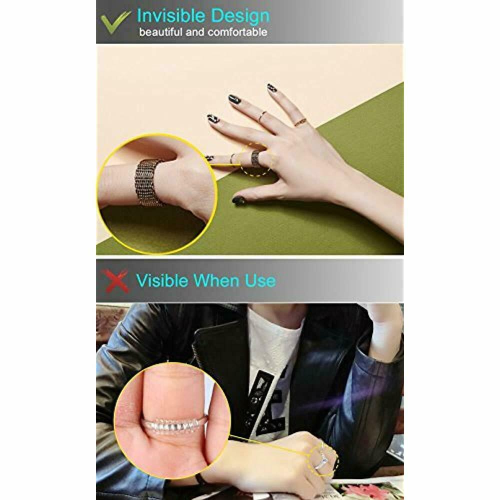 Ring Jewelry Sizers & Mandrels Size Adjuster For Loose Rings, Invisible Wide 3