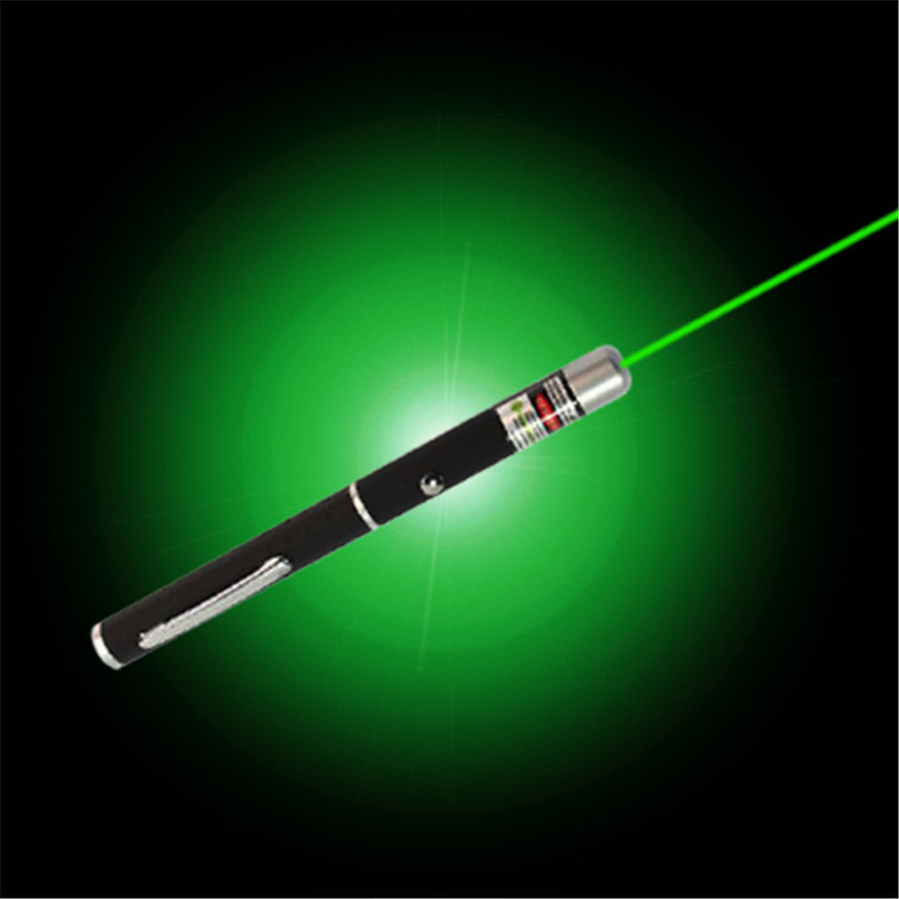 Military 5MW High Power Green Laser Pointer Pen Lazer 532nm Visible Beam Light
