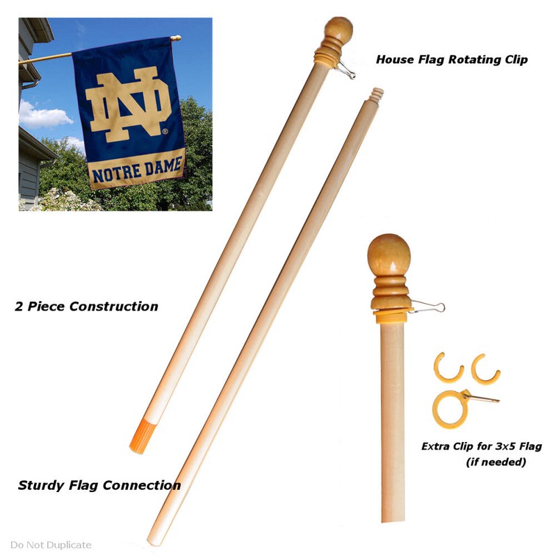 6 foot flag pole color guard