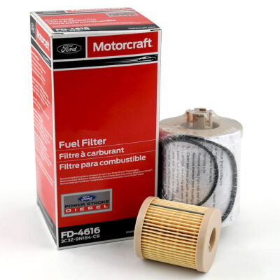 Motorcraft Powerstroke Diesel Oil Fuel Filter For Ford F250 F350 6.0L FD4616