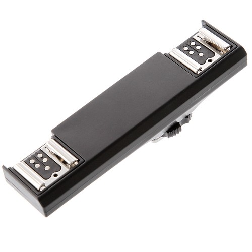 ️ Dual/2 Hot Shoe ETTL Flash Speedlite Light Bracket Mount for Canon