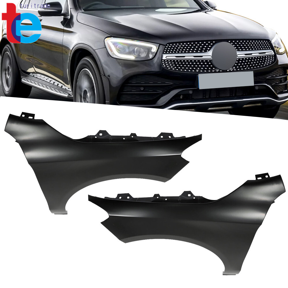 Front Fender Pair For 2014-2019 Mercedes Benz CLA250 CLA45