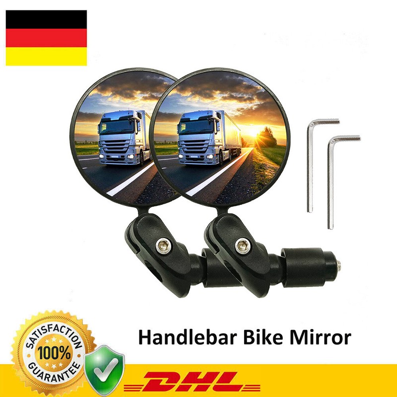 1 Paar Fahrradspiegel E-Bike RÃ¼Ckspiegel Spiegel Fahrrad Rechts Links Mtb City
