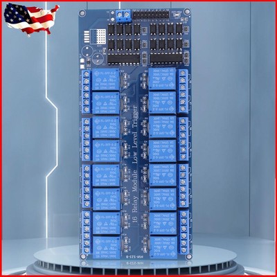 16 Channel Low Level Trigger Board 5V Wifi Relay Module for Arduino Raspberry Pi