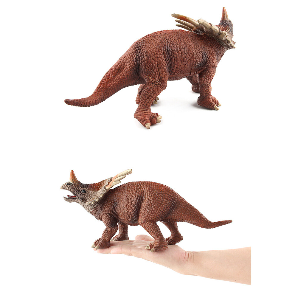 Realistic Jurassic Styracosaurus Dinosaur Figure Kids Toy Model Christmas Gift