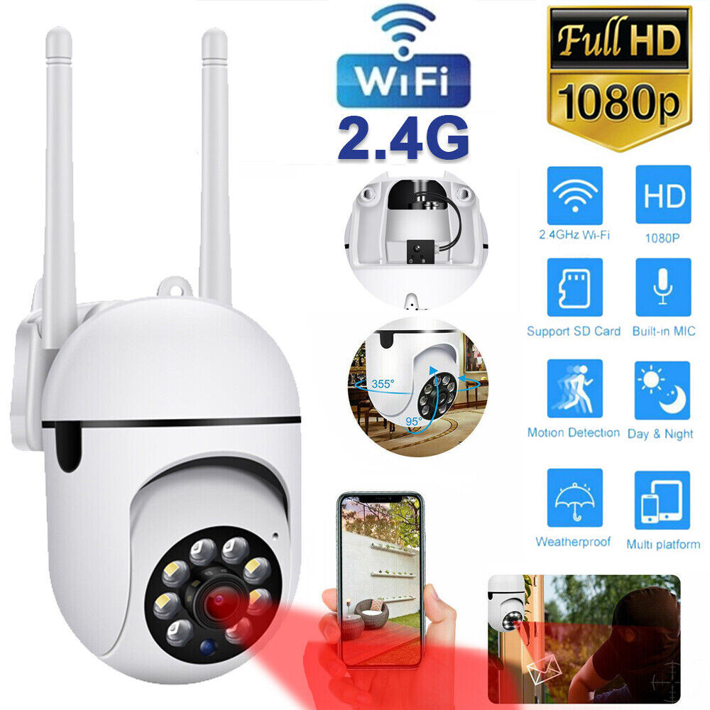 Smart Outdoor Night Vision Cam 1080p