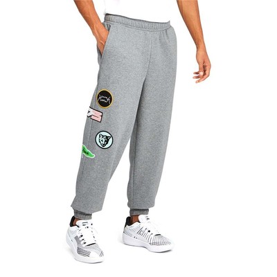 Мужские серые повседневные спортивные штаны Puma Combine Sweatpants 532103-03