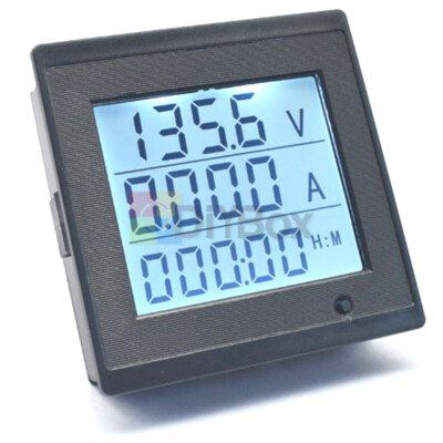 6V-200V 20A LCD Digital Voltmeter Ammeter Voltage Amp Current Meter Power Tester