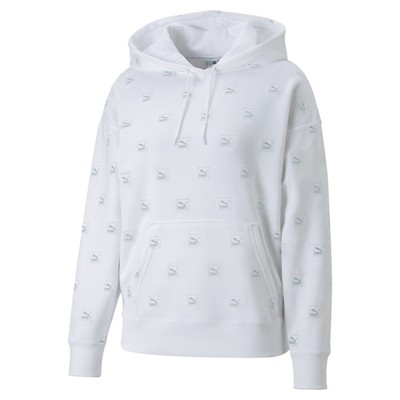 Пуловер с капюшоном и принтом Love бренда Puma, женская повседневная верхняя одежда размера XS, 5357060