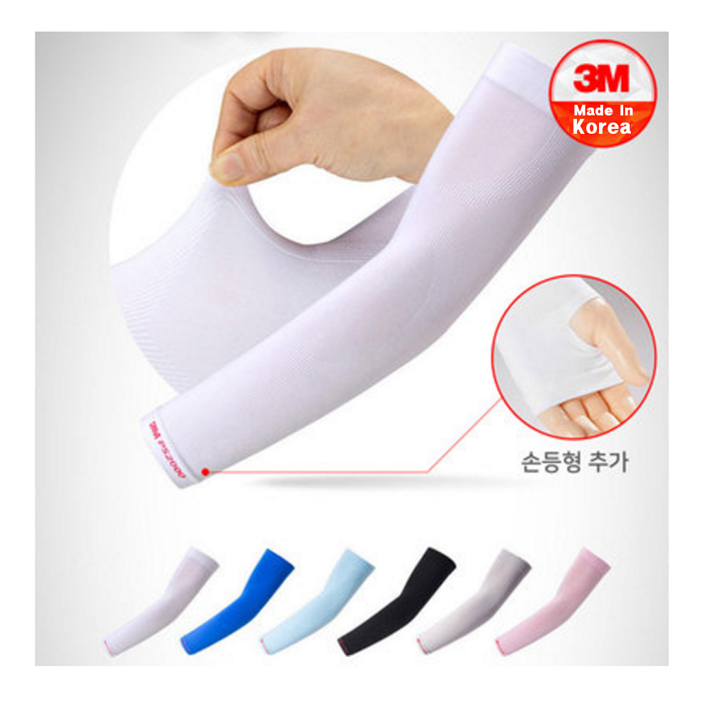 2 Pairs 3M Cool Arm Sleeves UV Protection Outdoor Spotrs 6 color PS2000