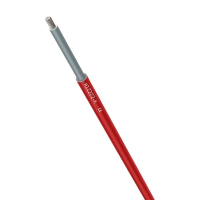 Solarkabel H1Z2Z2-K 1X6 Rot Einzelader TÜV TUV EN50618 IEC62930