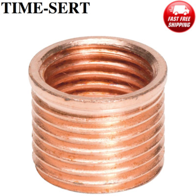 1 x Wurth M14 x 1.25 x 11 mm TIME SERT  INSERTS - COPPER COATED - SPARK PLUG