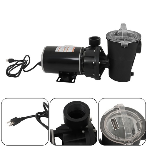 For Hayward W3SP1580X15 Power Above Ground Swimming Pool Pump 1.5HP With 3' Cord