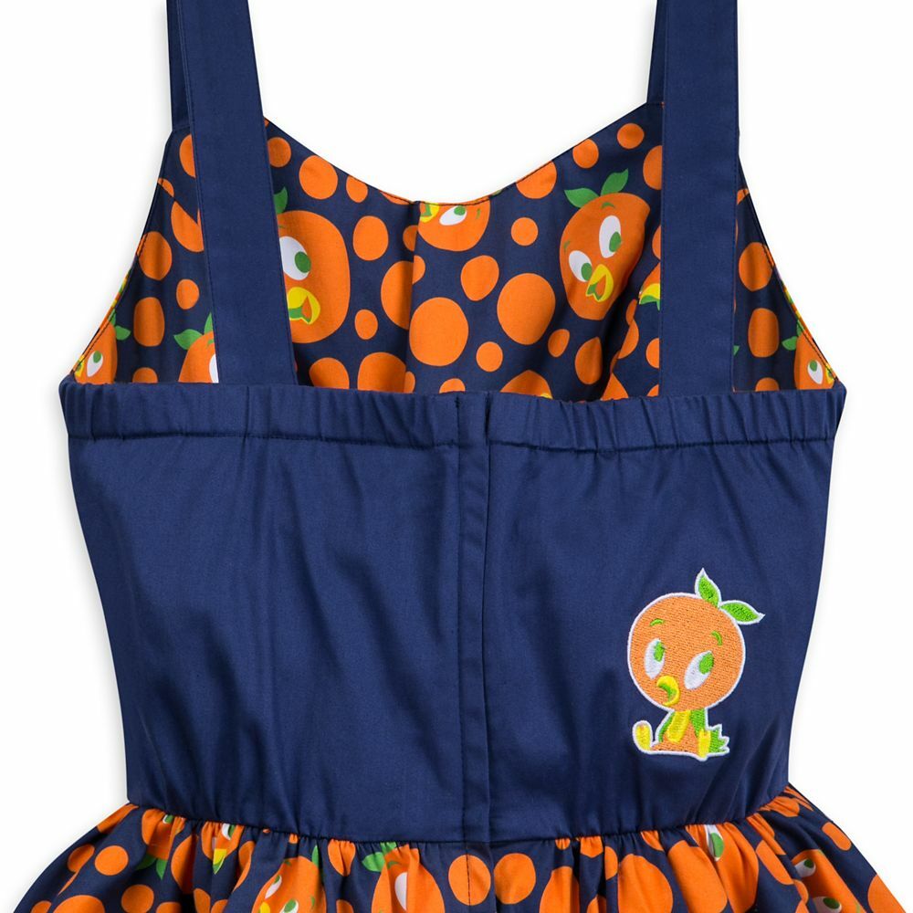 Pre-owned Disney Parks Dress Shop Orange Bird Costume Dress Size Md Medium