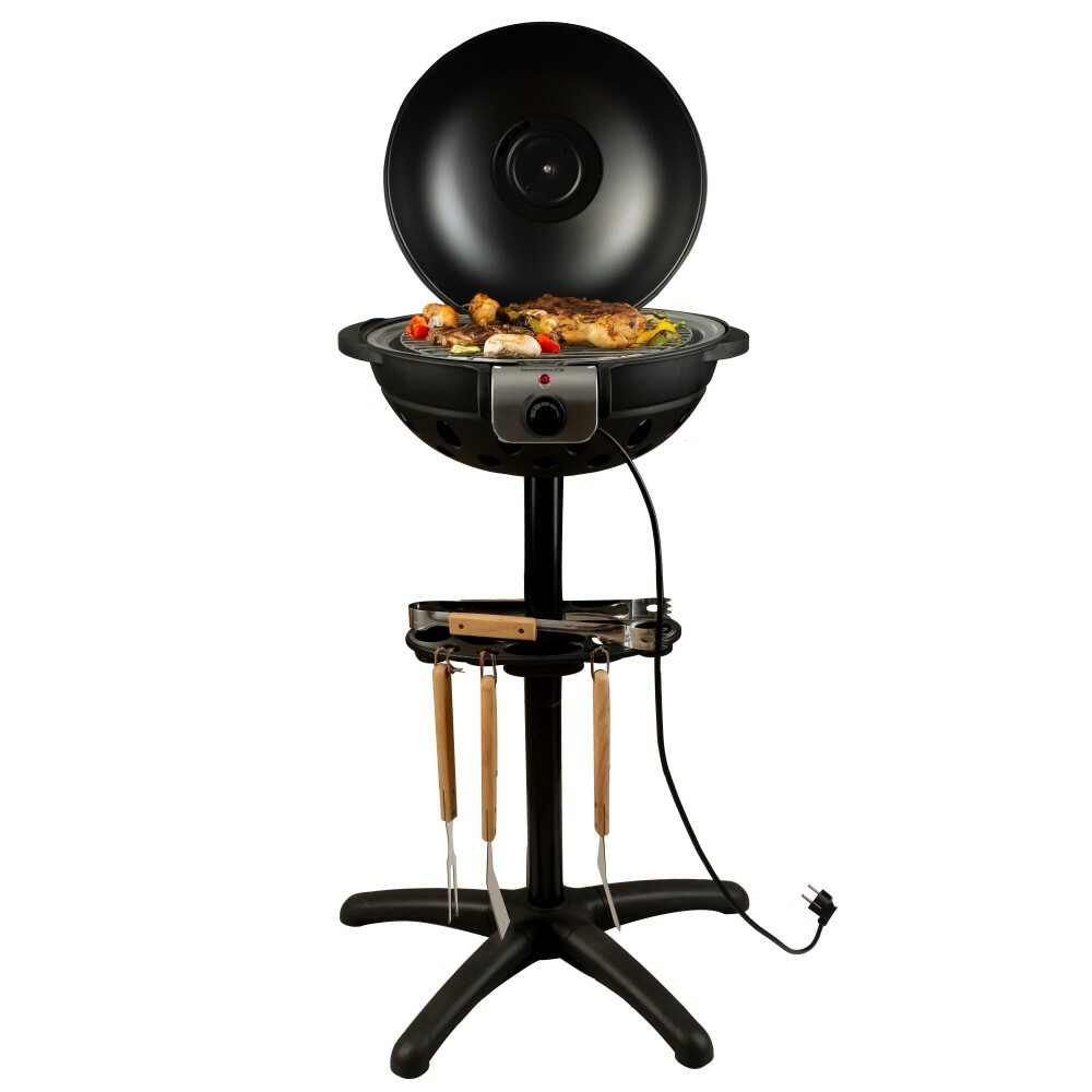Hausberg Elektrogrill Kugelgrill Grill Standgrill BBQ 1600 Watt