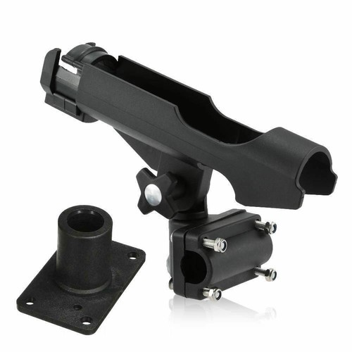 4PACKS Boat Fishing Pole Rod Holder Tackle Adjustable Side Rail Mount For Kayak