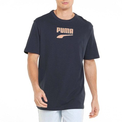 

Puma Downtown Logo Футболка с круглым вырезом и короткими рукавами Мужские синие повседневные топы 533672-4, Синий, Puma Downtown Logo Crew Neck Short Sleeve T-Shirt