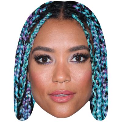 Annie Ilonzeh (Braids) Big Head. Larger than life mask.