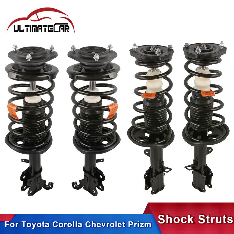 Set 4 Complete Shock Absorbers Struts w/Coil For 93-02 Toyota