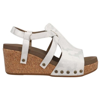 

Corkys 30-5400-WHME Женские сандалии Seltzer Gladiator Metallic Casual -, Белый, Corkys Seltzer Gladiator Metallic