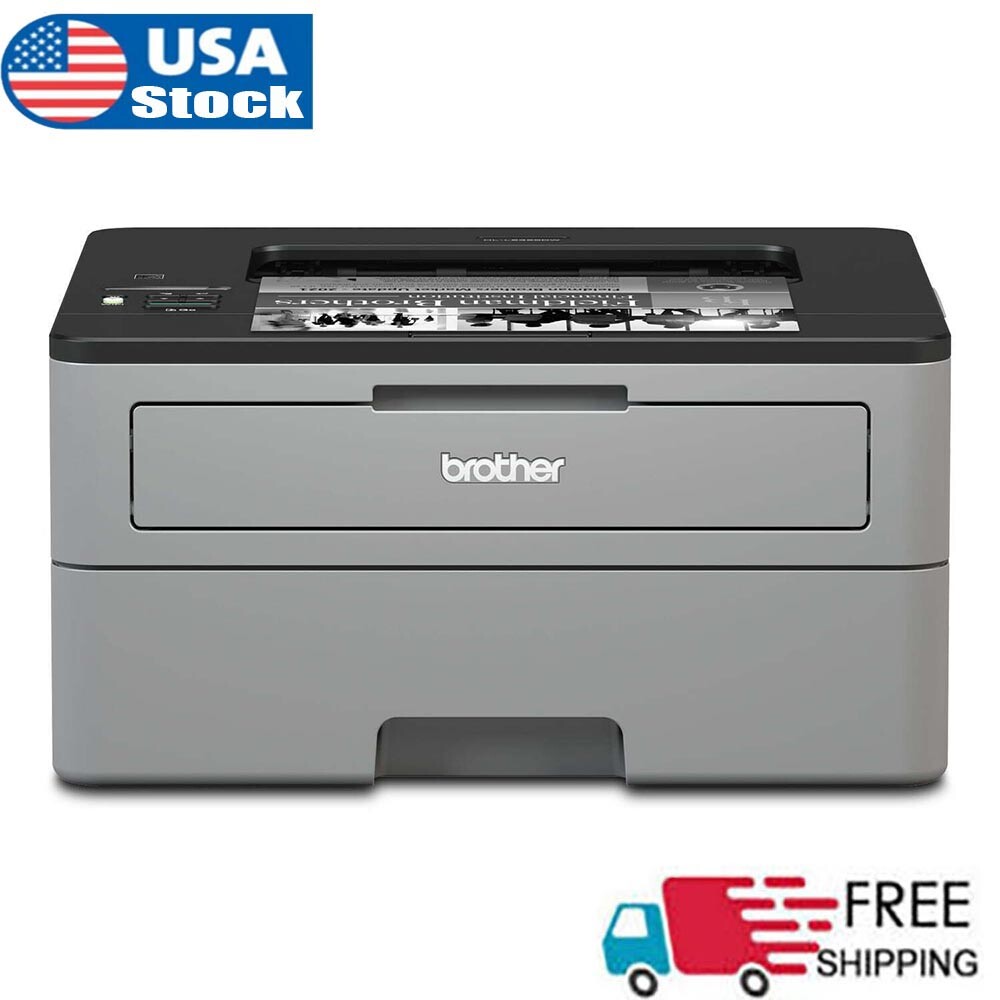 Лазерный принтер для маркировки. Brother hl-l2340dwr, ч/б, a4. brother hl-l2300d monochrome laser printer. лазерный принтер с двусторонней печатью. принтер brother hl-l2350dw.