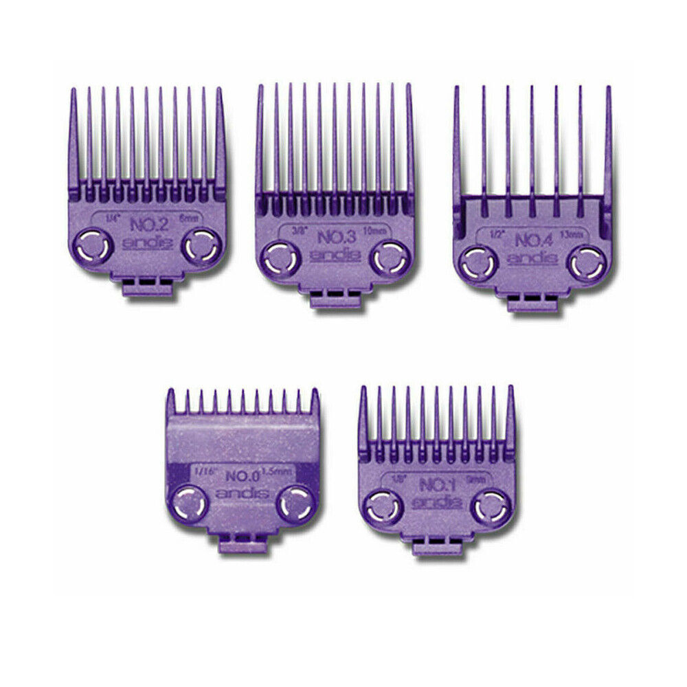 Andis 01410 Master Dual Magnet 5-Comb Set Designed for MBA M