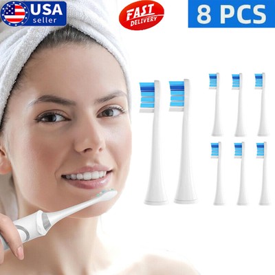 8PCS Electric Toothbrush Replacement Fit For HX6620 HX 6631 HX6632  HX3220b