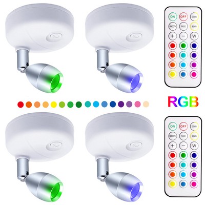 Wireless Spotlight Indoor Remote Control Battery Operated LED Uplight Lights US