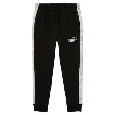 

Puma Camo Cotton Pack Флисовые джоггеры для мальчиков, размер , повседневные штаны 857210-0, Черный, Puma Camo Cotton Pack Fleece Joggers Youth