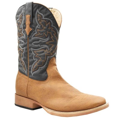 

Мужские черные повседневные ботинки Roper Cowboy Classic Square Toe Cowboy 09-020-1900-0012, Черный, Roper Cowboy Classic Square Toe Cowboy