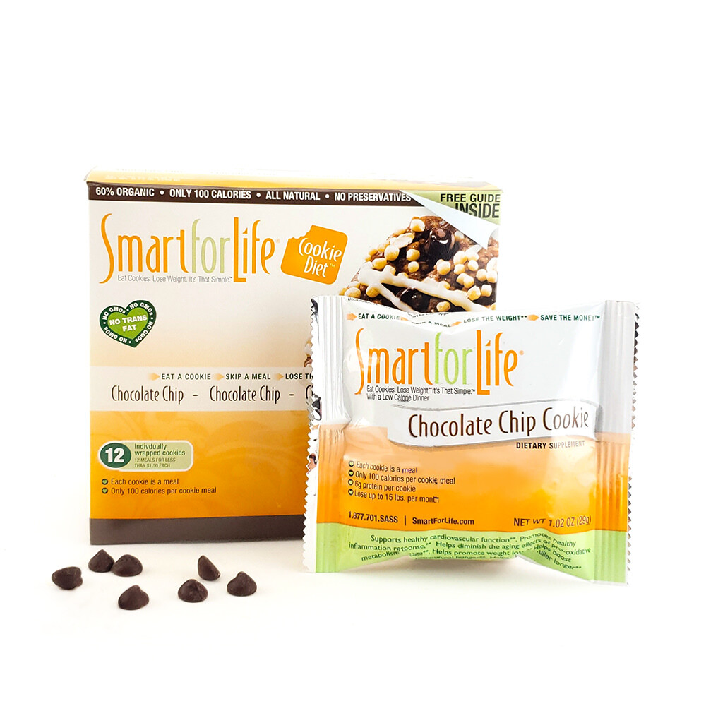 Smart for Life Chocolate Chip Diet Cookies 12Ct | eBay