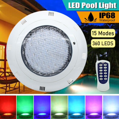 AC 12V 36W RGB Swimming LED Pool Lights underwater light IP68 Waterproof Lamp