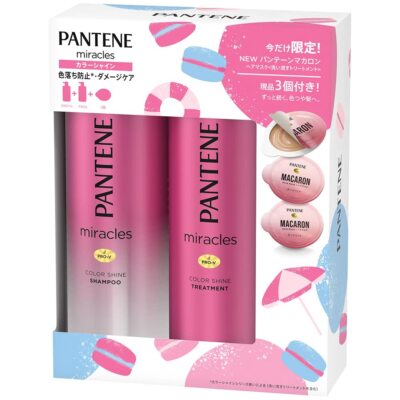 Pearly Dew Color Treatment Shampoo 2本セット 3-piece set] Pantene Miracles Color Shine Shampoo/Treatment