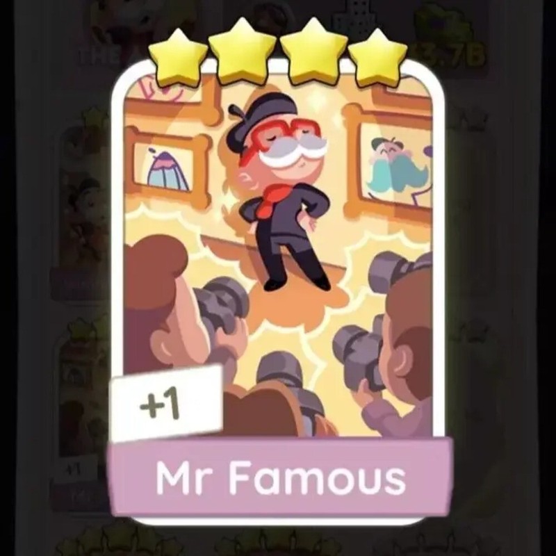 Mr Famous Monopoly_Go_4 Stars Sticker ⭐⭐⭐⭐ - FAST DELIVERY