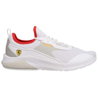 

Puma Ferrari Electron E Pro Lace Up Мужские кроссовки Размер 13 M Повседневная обувь 306982, Белый, Puma Ferrari Electron E Pro Lace Up