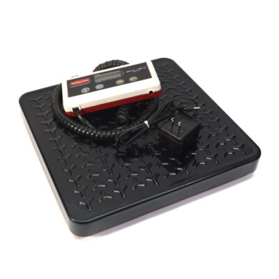 Rubbermaid 4040-88 Digital Industrial Receiving Scale w/ Screen 400 Lbs / 180 Kg