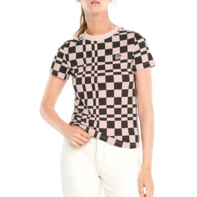 

Женские розовые повседневные топы Puma Downtown Aop с круглым вырезом 531677-36, Розовый