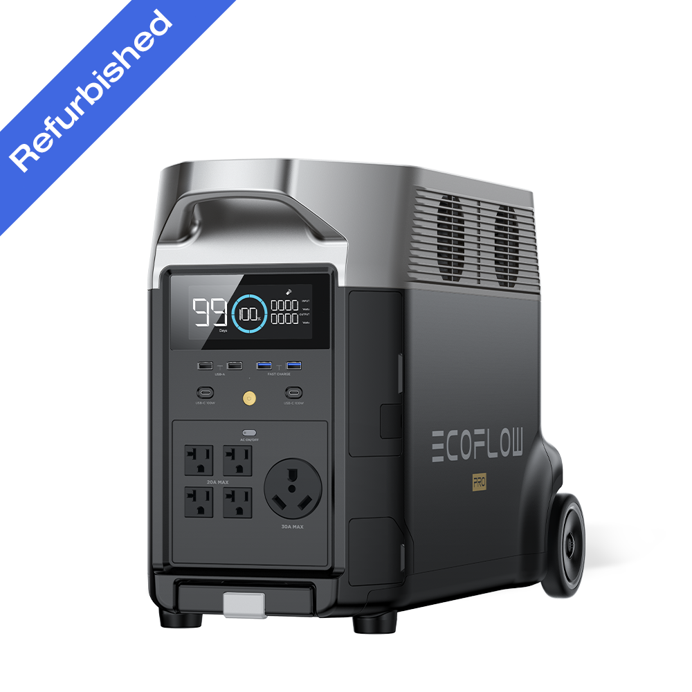 EcoFlow DELTA Pro 3600Wh Power Station Generator Certified Refurbished ...