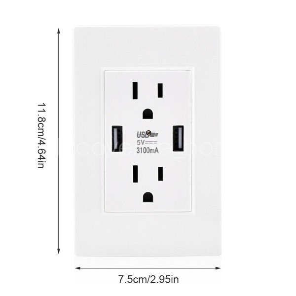 AC Wall Outlet with USB Home Security Nanny Camera IP WiFi Camera 1080P HD Lot - Image 6