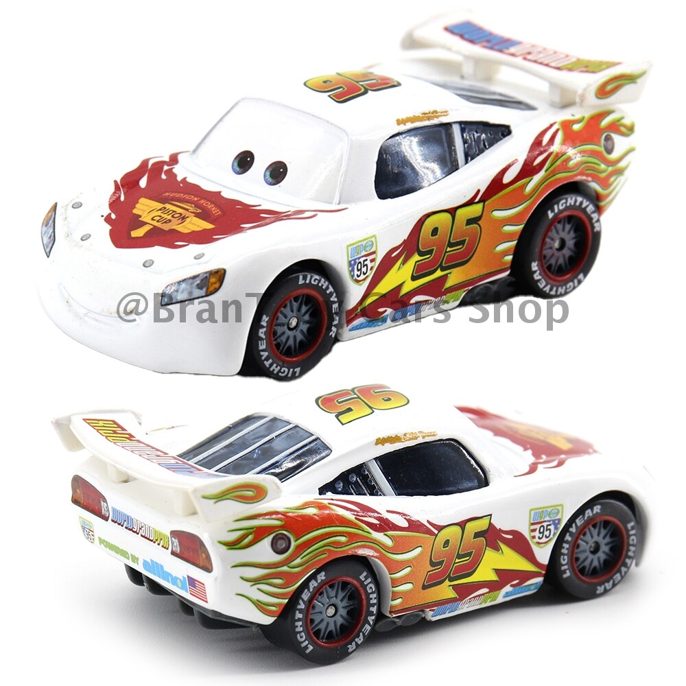 S 2 Rare No.95 Commemorative White Lightning Mcqueen**10% Of
