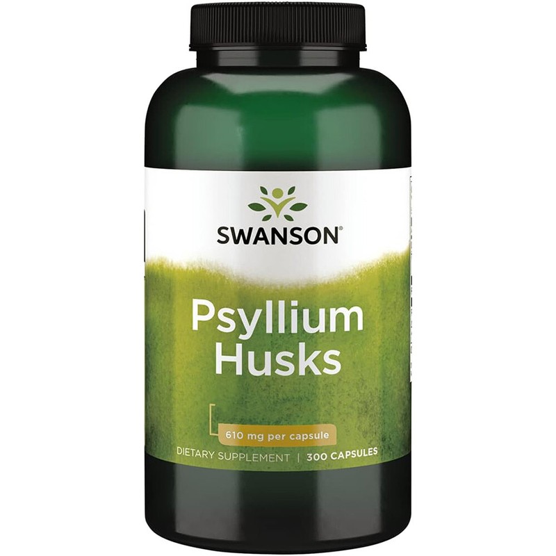 Swanson, Psyllium Husks, 610mg, 300 Kapseln - Blitzversand