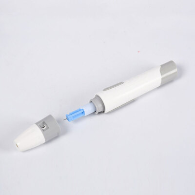 Adjustable Depth Blood Sampling Glucose Test Pen Lancing Pen for Diabetics Blood