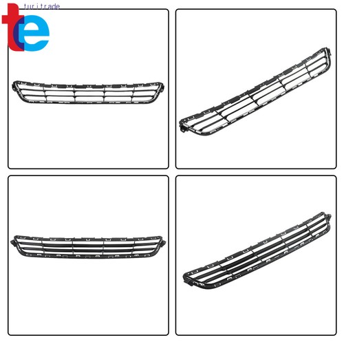 Front Bumper Cover & Grill W/ Fog Light Covers For 2013-2016 Ford Fusion