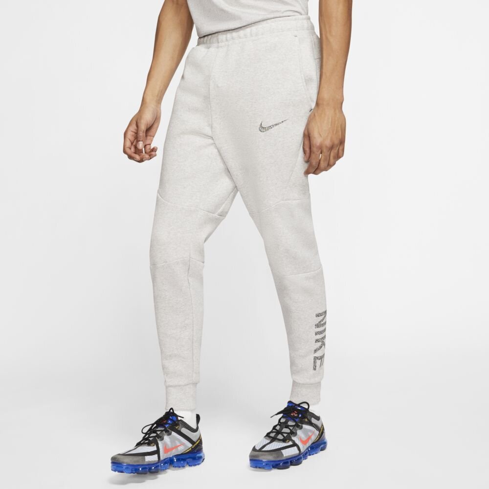

Мужские брюки-джоггеры Nike Tech Fleece 50 с манжетами Wolf Grey Heather CJ4504-902, Серый