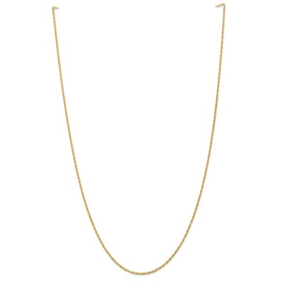 Pre-owned Superdealsforeverything Real 14kt Yellow Gold 1.5mm Loose Rope Chain; 20 Inch; Lobster Clasp