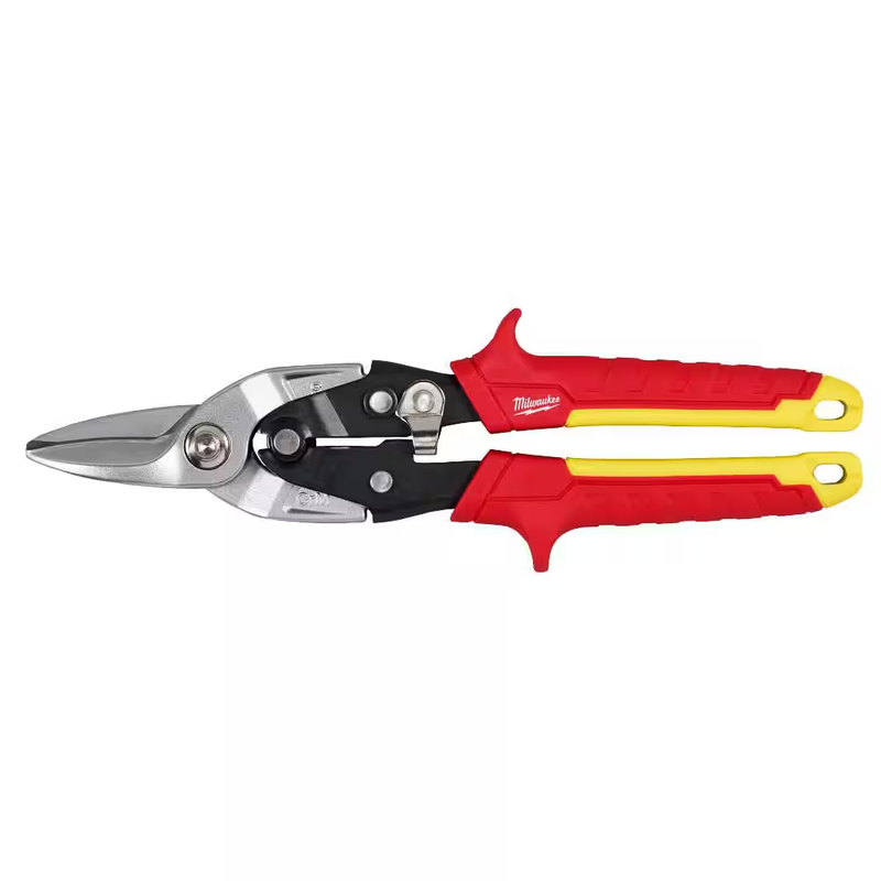 Milwaukee Aviation Snips Straight Cut Metal Shears Tin Cutter Heavy Duty Tool